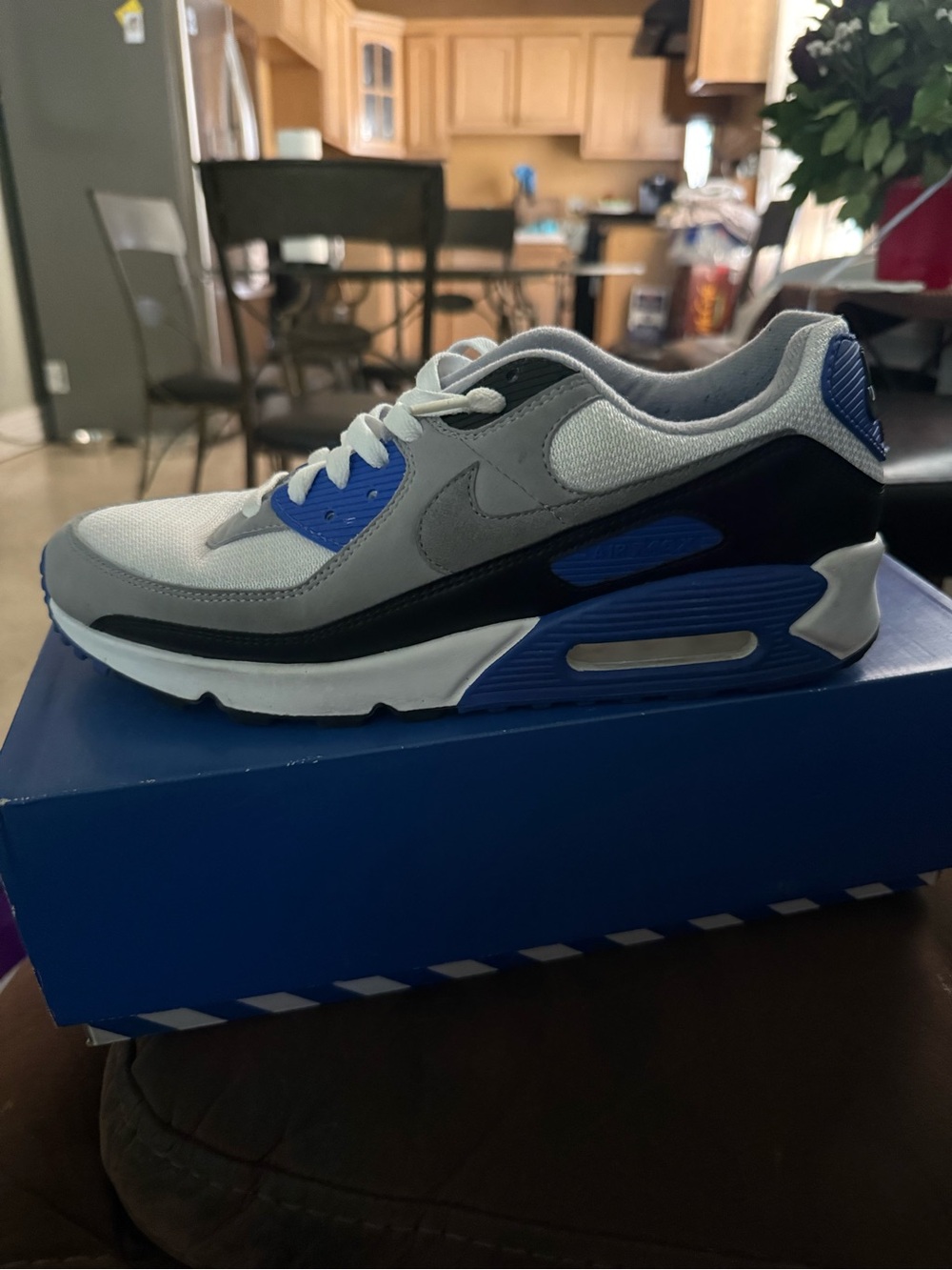 Nike Men’s Low-Top Sneakers - White / Gray / Blue